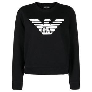 엠포리오아르마니 로고 프린트 스웨트셔츠, 블랙계열, Standard S(KR 55)