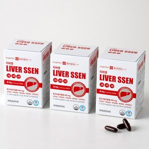 리버쎈 2개월분 종근당홀딩스 경보팜 프리미엄 밀크씨슬 실리마린 간영양제, 1100mg, 3박스