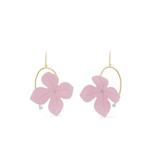 마르니 라인스톤 플라워 펜던트 이어링