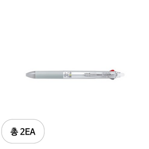 파이롯트 프릭션 2색 2C 볼펜 0.38mm, 실버, 2개