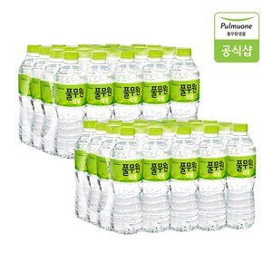 풀무원샘물 무라벨 생수, 500ml, 40개