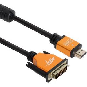 엠비에프 DVI to HDMI 골드 메탈 케이블 MBF-DMHMG030