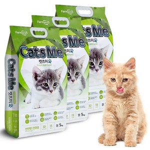 팜스코 캣츠미 고양이사료 길냥이사료 2kg~20kg 대용량고양이사료, 5kgx3개