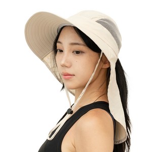 박스비 빅사이즈 대두 햇빛가리개 모자 물놀이 플랩캡 UPF 50