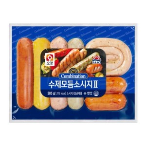 사조오양 [퀴클리몰] 수제 모듬 소시지 385g 냉동 후랑크소시지, 2개