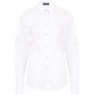 돌체앤가바나 오픈워크 포플린 셔츠, 화이트계열, Italy 38(KR 33)