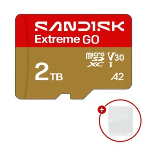 샌디스크 마이크로SD카드 Extreme 익스트림 SDSQXGN + SD카드 케이스 패키지
