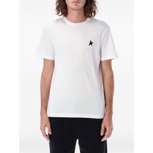 골든 구스 스타 프린트 티셔츠, 화이트계열+블랙계열, XL(KR 110)