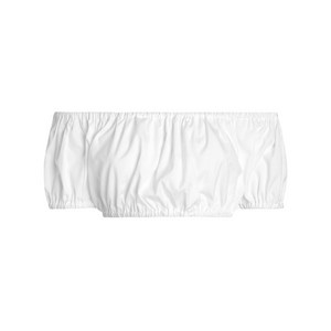 돌체앤가바나 주름 크롭 탑, 화이트계열, Italy 44(KR 66)