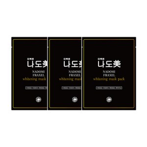 나도미 프락셀 화이트닝 마스크팩 25mlx30매 이켈, 25ml, 30개