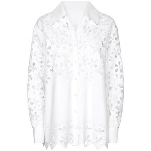 돌체앤가바나 컷아웃 코튼 셔츠