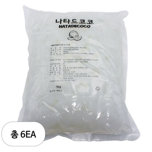 나타드코코 코코넛젤리, 1kg, 6개