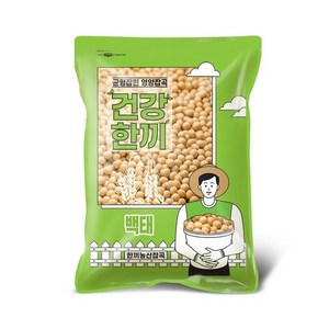 국산 백태 4kg 메주콩 노란콩 대두콩 4kg 1개