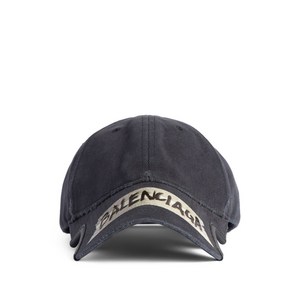 발렌시아가 로고 테이프 베이스볼 캡 모자, Standard S, 블랙계열