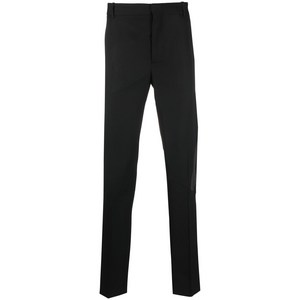 알렉산더맥퀸 스트라이프 디테일 테일러드 컷 팬츠, 블랙계열, Italy 48