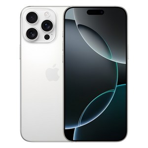 Apple 정품 아이폰 16 Po Max 자급제, 화이트 티타늄, 512GB