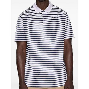 나이키 빅토리 스트라이프 스포츠 폴로 셔츠, 화이트계열+블루계열, Standard M(KR 100)