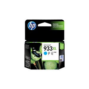 HP 대용량 잉크 HP933XL, 파랑, 1개