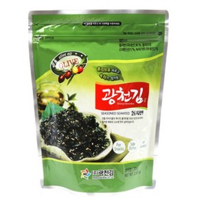 광천김 올리브 녹차 돌자반