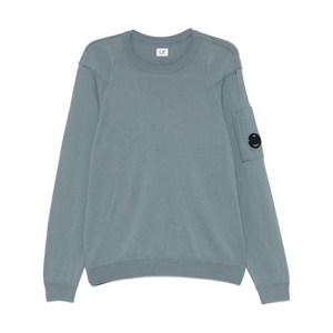 C.P.컴퍼니 렌즈 디테일 스웨터, 블루계열, Standard S