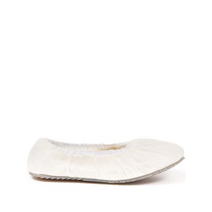 메종 마르지엘라 개더 발레리나 슈즈, Europe 36.5(KR 235), 화이트계열