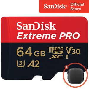 샌디스크 익스트림 프로 마이크로 SD 카드 + 보관 케이스 패키지
