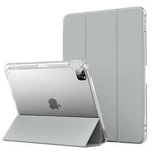 내셔널 리코리아 클리어 에어로 쉴드 애플팬슬 충전 수납홀더 태블릿PC 아이패드 투명케이스 스마트커버 울트라 하이브리드 케이스 for iPad