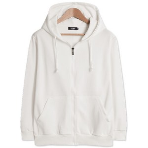 남녀공용 특양면 무지 후드집업 (AB003)