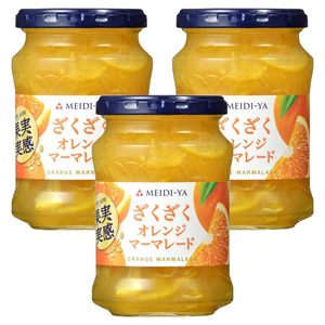 메이지야 과실 실감 서벅서벅 오렌지 마멀레이드 잼, 320g, 3개