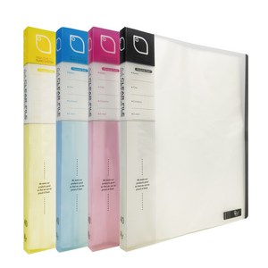 오렌지오피스 a4 반투명 클리어화일/파일 20매 40매, 40매블루, 1개