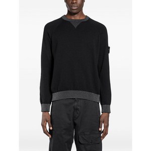 스톤 아일랜드 크루넥 스웨터, 블랙계열, Standard XXL(KR 110)