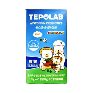 테포랩 위스콘신 생유산균 비타민C, 1개, 60정