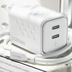 코드웨이 50W 초 고속 충전기 + 100W C to C 타입 초고속 충전 케이블 2M