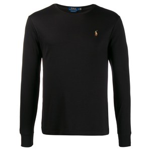 폴로랄프로렌 긴소매 로고 자수 티셔츠, 블랙계열, Standard M(KR 100)