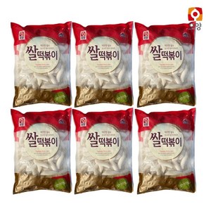 [다만세푸드] 사조 오양 쌀떡볶이 2kg x 6봉 (한박스) / 업소용 떡볶이떡, 6개