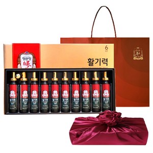 정관장 6년근 홍삼정 활기력 16병 + 보자기 + 쇼핑백, 1세트, 1개, 200ml