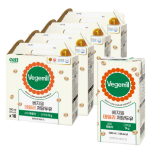 베지밀 에이스 두유, 190ml, 64개