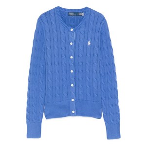 폴로랄프로렌 케이블 니트 버튼 가디건, 블루계열, Standard XS(KR 44)