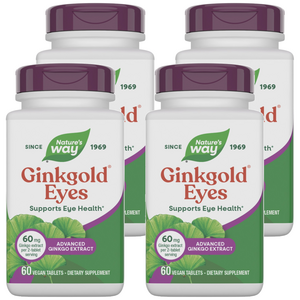 네이쳐스웨이 징크골드 아이즈 비건 타블렛, 60정, 4개