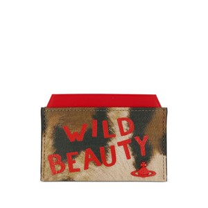 비비안웨스트우드 구체 레오파드 카드 케이스