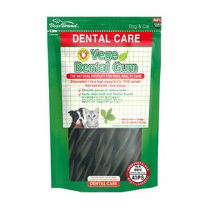 베게브랜드 강아지 덴탈껌, 클로로필, 240g, 6개