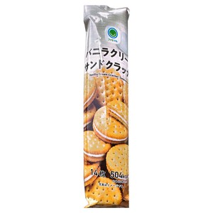 부르본 바닐라 크림 샌드 크래커 14개입, 100g, 1개