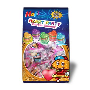하트파티 5가지맛 버거젤리, 450g, 1개