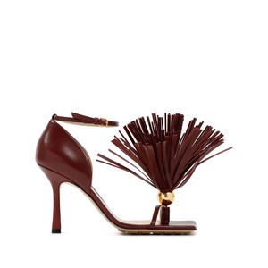 보테가 베네타 스트레치 샌들 90mm, Europe 39(KR 260), 레드계열