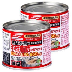 마루하니치로 저염 고등어 물조림, 190g, 2개