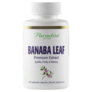 파라다이스허브즈 바나바 리프 베지테리안 캡슐, 180정, 1개