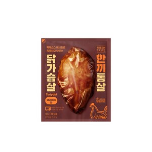 한끼통살 통살 닭가슴살 데리야끼 100g 20개입, 20개