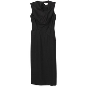 알렉산더맥퀸 핀스트라이프 미디 드레스, 그레이계열, Italy 42(KR 66)