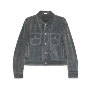 톰 브라운 콘트라스트 스티치 스웨이드 재킷, 그레이계열, Numeric 3(KR 105)