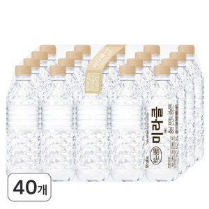 미라클 샘물 무라벨, 500ml, 40개